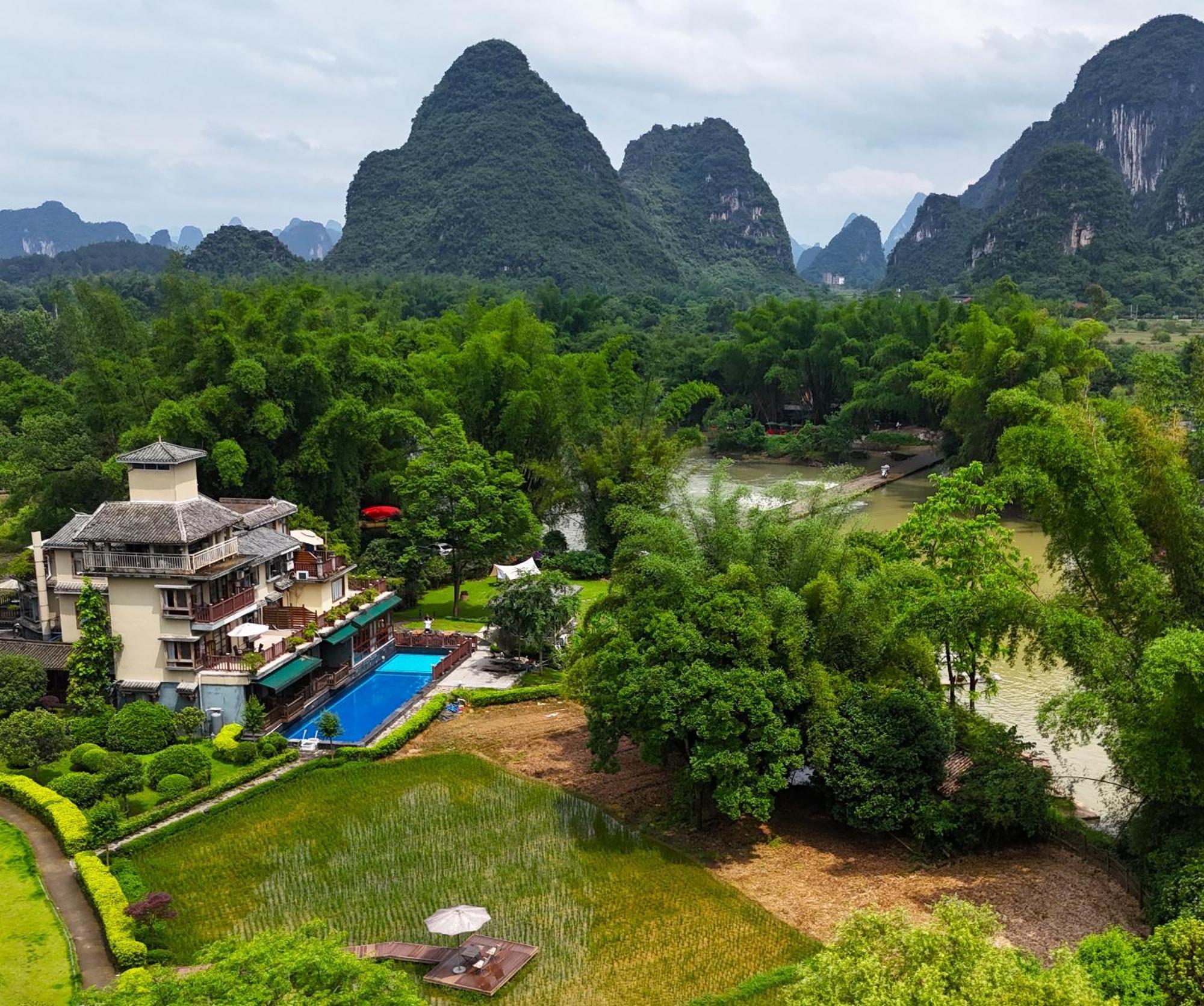 Moondance Boutique Resort Yangshuo Eksteriør billede