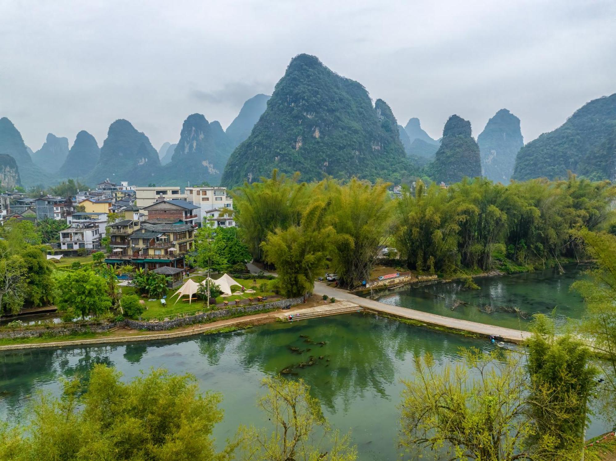 Moondance Boutique Resort Yangshuo Eksteriør billede